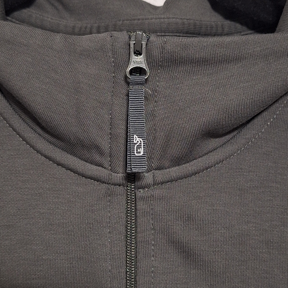 Men’s Vineyard Vines Dark Gray Quarter-Zip Pullover Sweater Size L - Picture 4 of 5